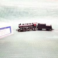 Bachmann N-Scale Steam Locomotive Prairie 2-6-2 Tender Painted Unlettered 51598